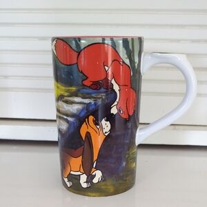 Disney Store Tod And Copper The Fox And The Hound Tall Mug